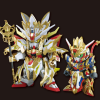 SDW HEROES Goku Impulse Gundam & Sanzang Strike Freedom Gundam Set