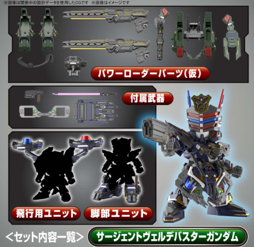 SDW HEROES Sargeant Verde Buster Gundam DX Set