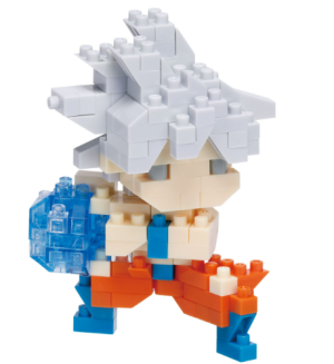 nanoblock NBDB_017 Dragon Ball Super Son Goku Ultra Instinct
