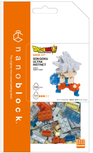 nanoblock NBDB_017 Dragon Ball Super Son Goku Ultra Instinct