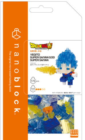 nanoblock NBDB_018 Dragon Ball Super Vegito Super Saiyan Blue