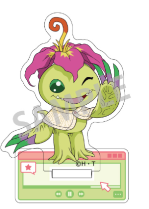 Digimon Adventure: Mini Acrylic Stand Palmon / Link Coordination