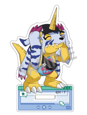 Digimon Adventure: Mini Acrylic Stand Gabumon / Link Coordination