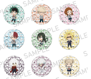 My Hero Academia: Sparkling Can Badge Collection Shimojima Collaboration Ver. 1Box 9Pcs