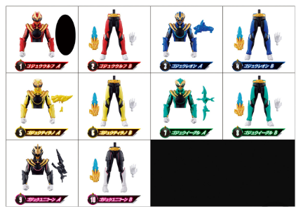 No.1 Sentai Gozyuger Yudo: 1Box (12pcs)