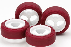 Low Friction Small Diameter Narrow Tire (24mm) & 3 Spoke Wheels