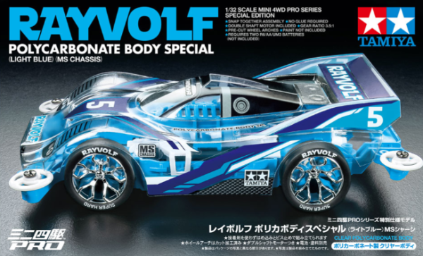 Rayvolf Polycarbonate Body Special (Light Blue) (MS Chassis) (Mini 4WD Limited)