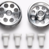 Mini 4WD HG Aluminum Reversible Wheels for Low Profile Tires (2pcs)
