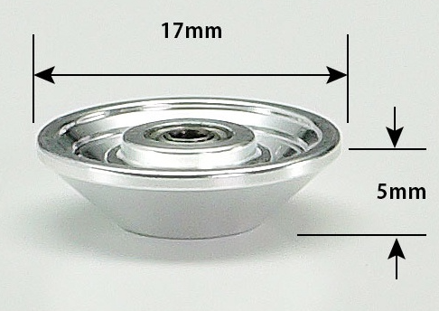 17mm Tapered Aluminum Ball-Race Rollers Taper Type