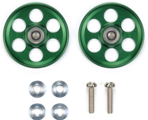 HG Lightweight 19mm All Aluminum Ball-Race Rollers (Ringless/Green)