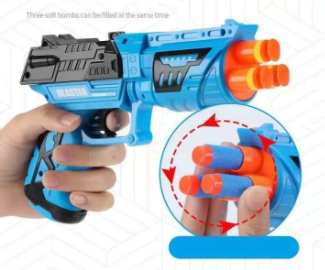 Children soft bullet gun toys(with 12pcs bullet)